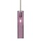 Besa Lighting Juni 16 Stem Pendant, Plum Bubble, Satin Nickel, 1x60W Incandescent 1TT-JUNI16PL-SN - alternate 1
